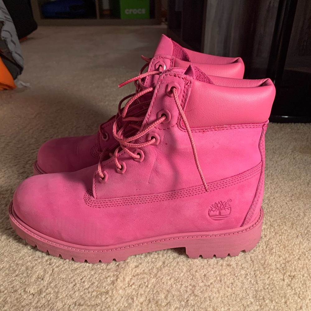 Pink Timberland